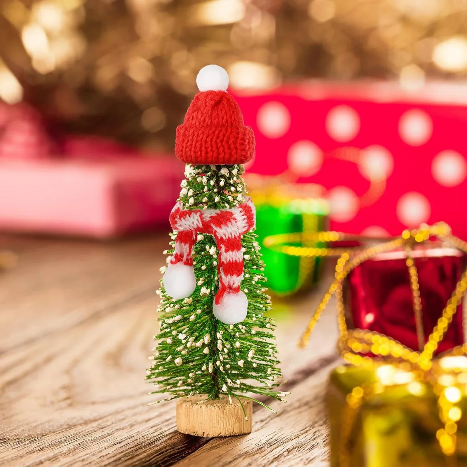 Мини-Рождественская шапка и шарф сделай сам рождественские украшения аксессуары