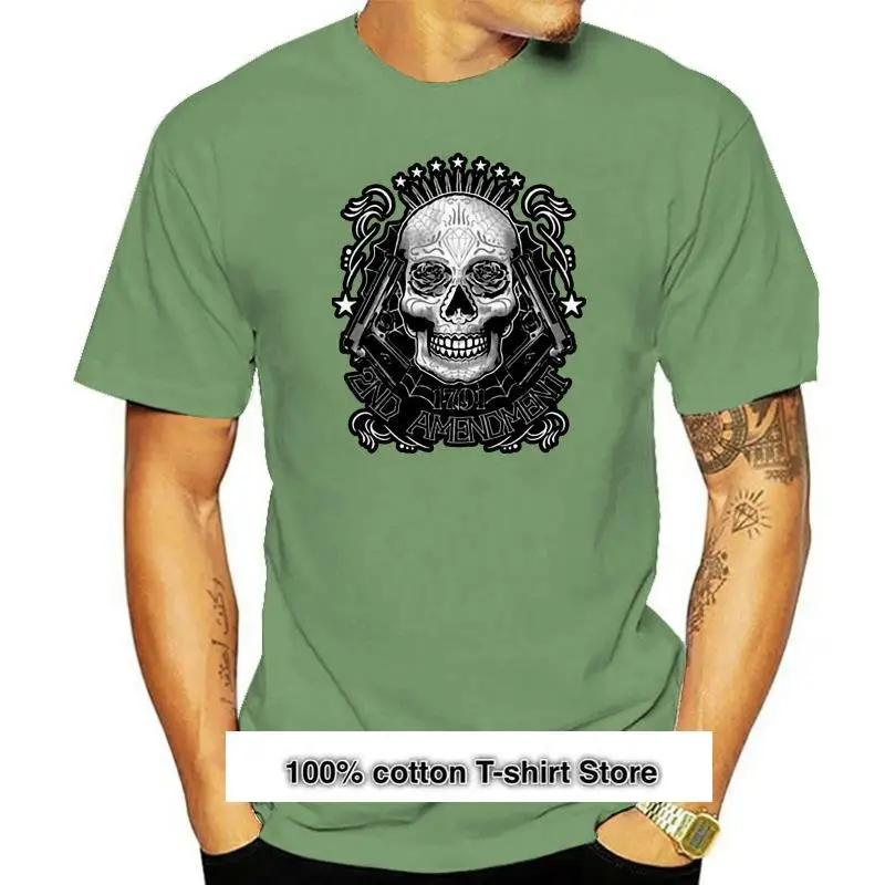 

Camiseta negra Biker Life para hombre, camiseta de calavera de azúcar 2