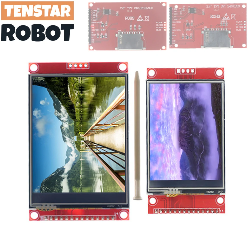 Сенсорный экран TENSTAR ROBOT SPI TFT LCD IL9341 | AliExpress