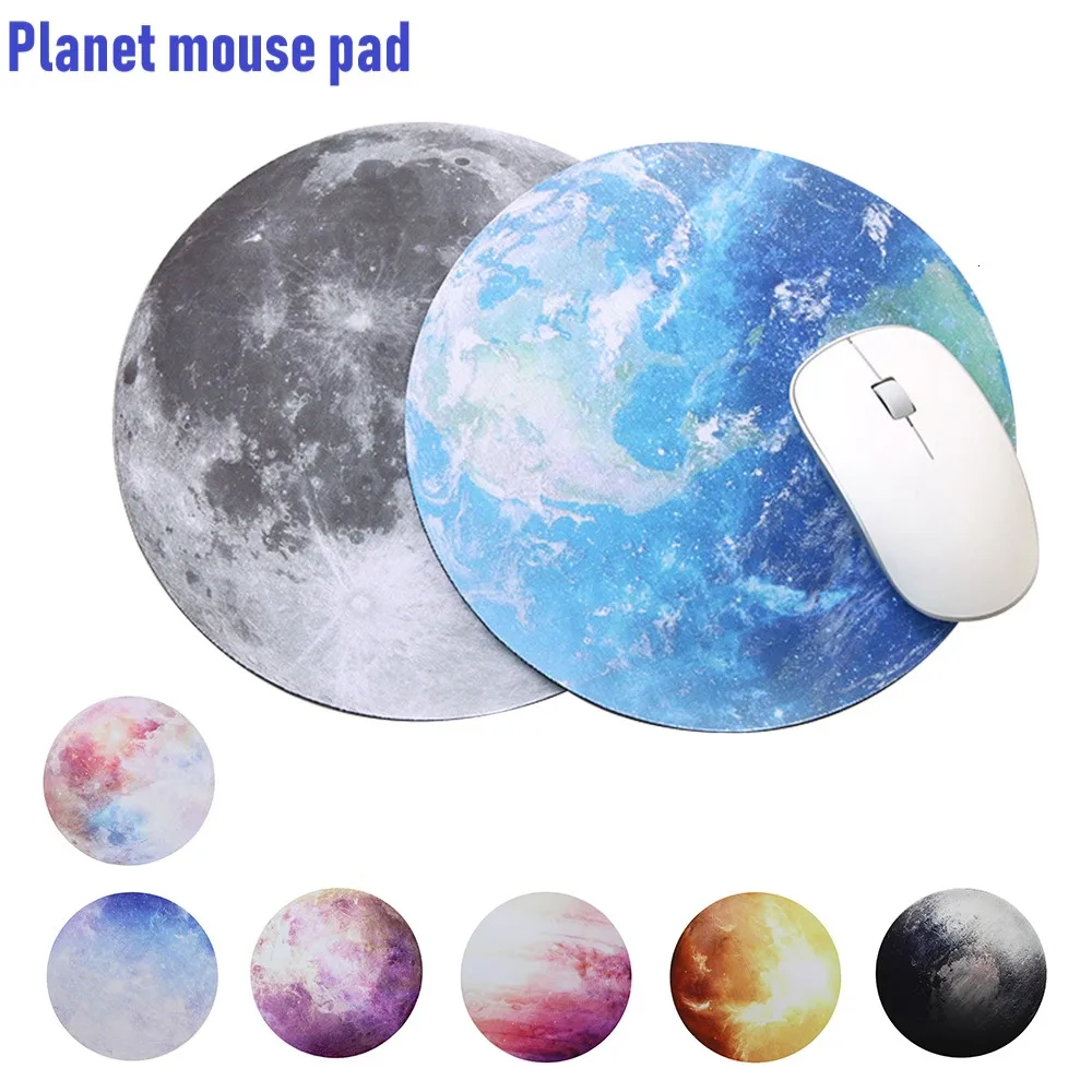 Fashion Moon Phase Planet  Retro Mouse Pad Round Computer Mouse Pad Gaming Mouse Pad for Pc Laptop Desk Macbook Pro Mouse Pad