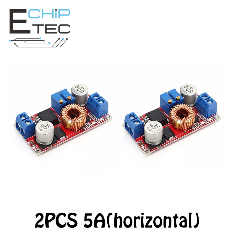 

2PCS DC Buck Converter 5V-32V to 0.8V-30V 5A Constant Current LED CC CV Driver Li-ion Battery Charging Module