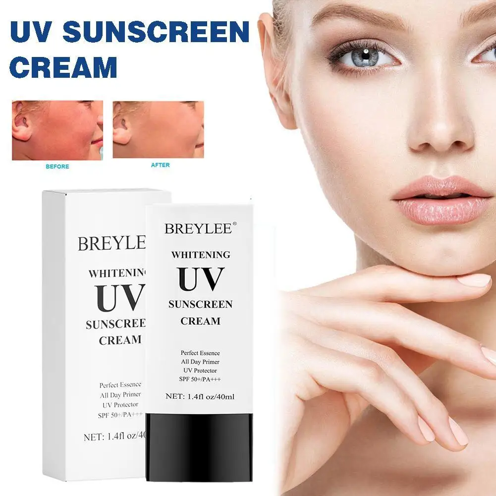 

UV Sunscreen Cream SPF50 Whitening Sunblock Refreshing Sunscreen Moisturizing Anti-Aging Oil Control Reduce Skin Care