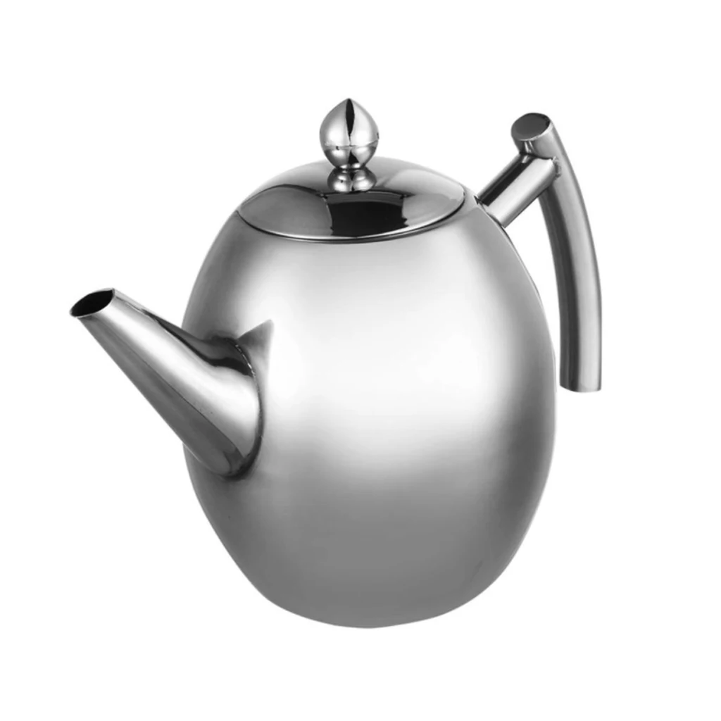 

1000/1500ml Tea Pot Heat Resistant Stainless Steel Teapot with Filter Puer Kettle Infuser Office Teaware Sets Large Capacity