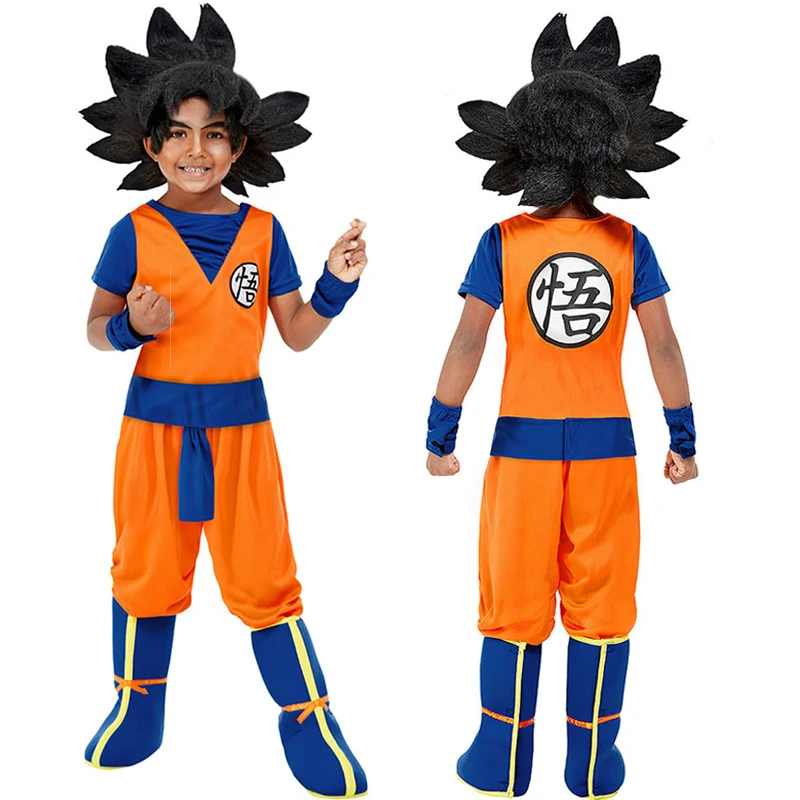 

Boys Anime Harajuku Sun Wukong Cosplay Kids Costume Halloween