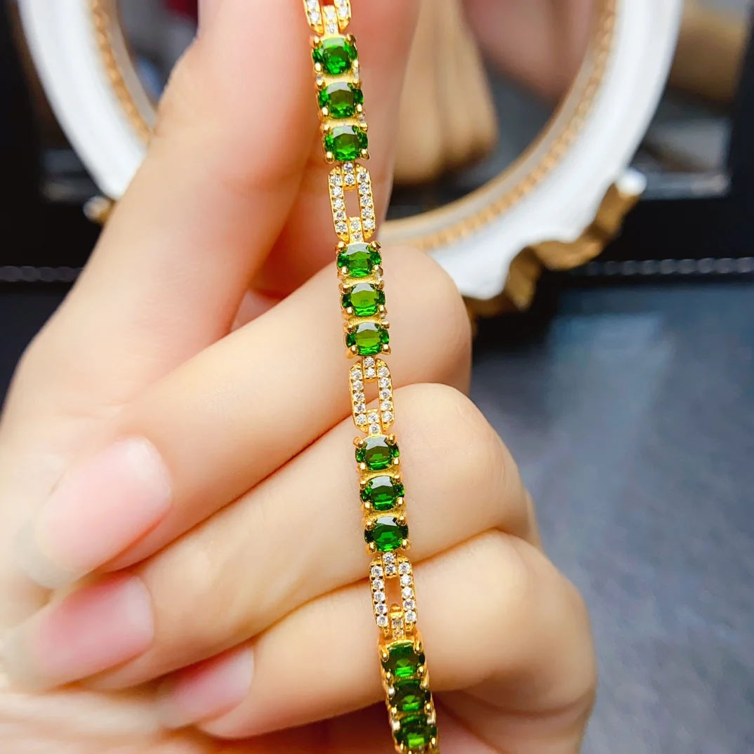 Женский браслет из серебра 925 пробы 3 х4 мм