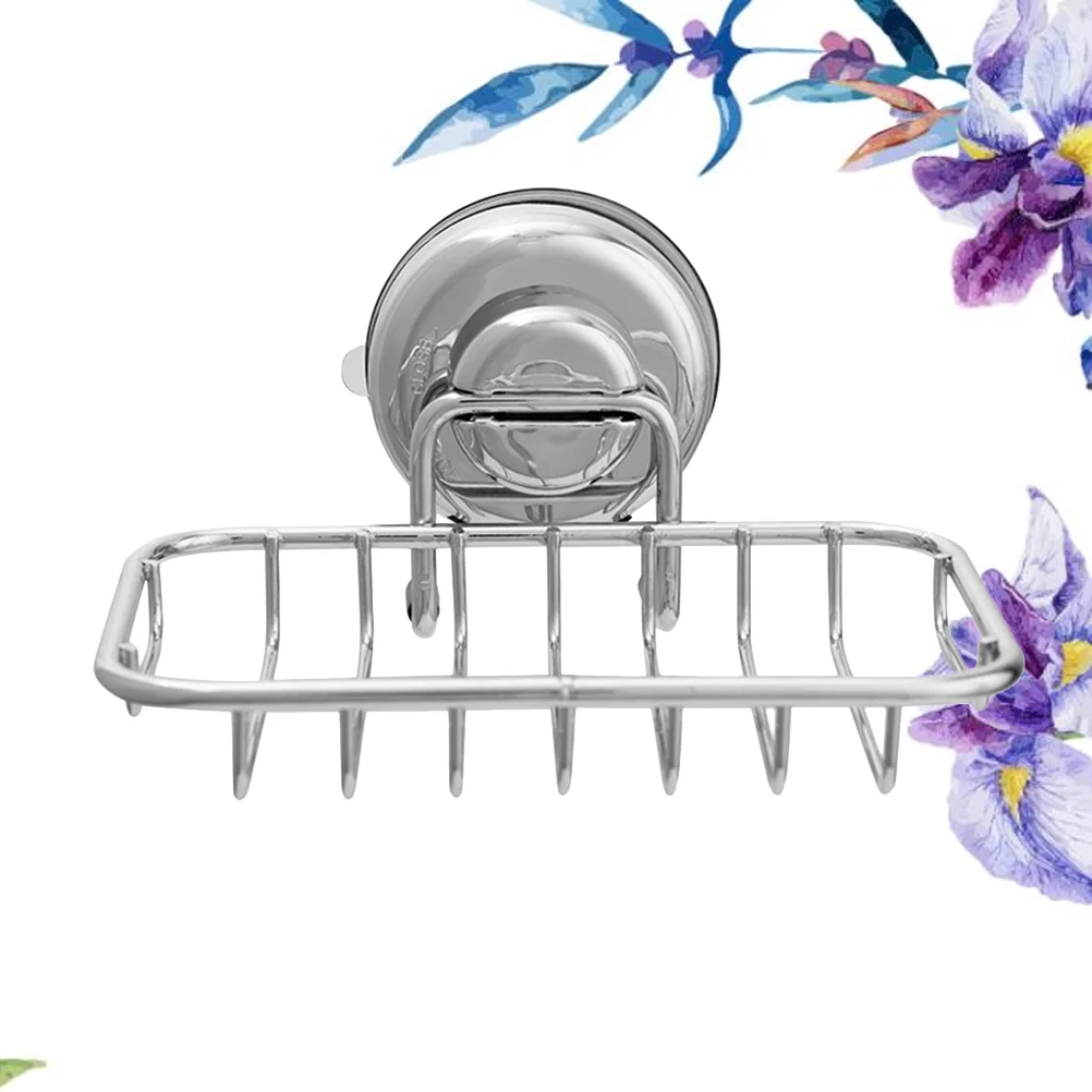 

Suction Wall Holder Stainless Steel Box Multifunctional Stand Wall-mounted Dish