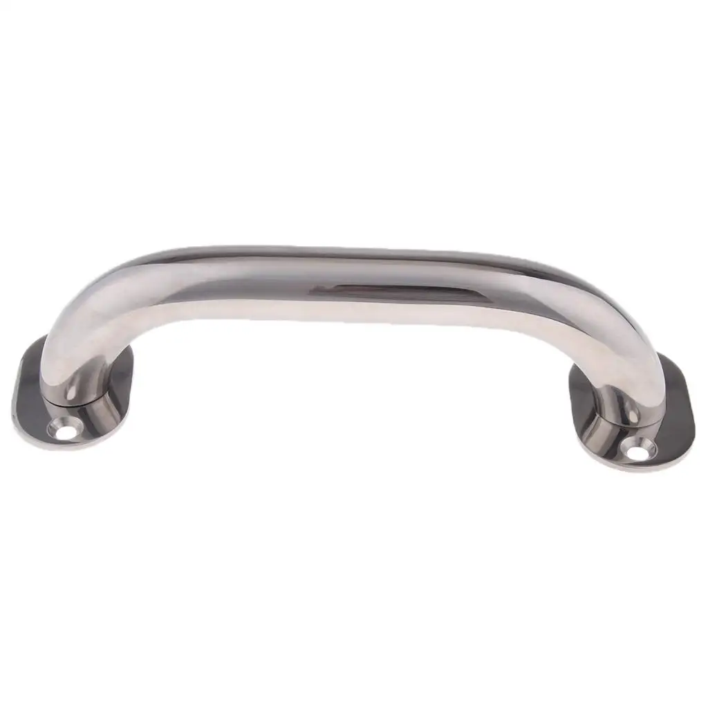 

Marine Stainless Steel Boat Door Grab Handle Cabinet Handrail 24cm