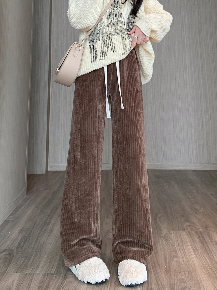 Женские теплые спортивные штаны на подкладке из шерпы флисовые брюки зимние