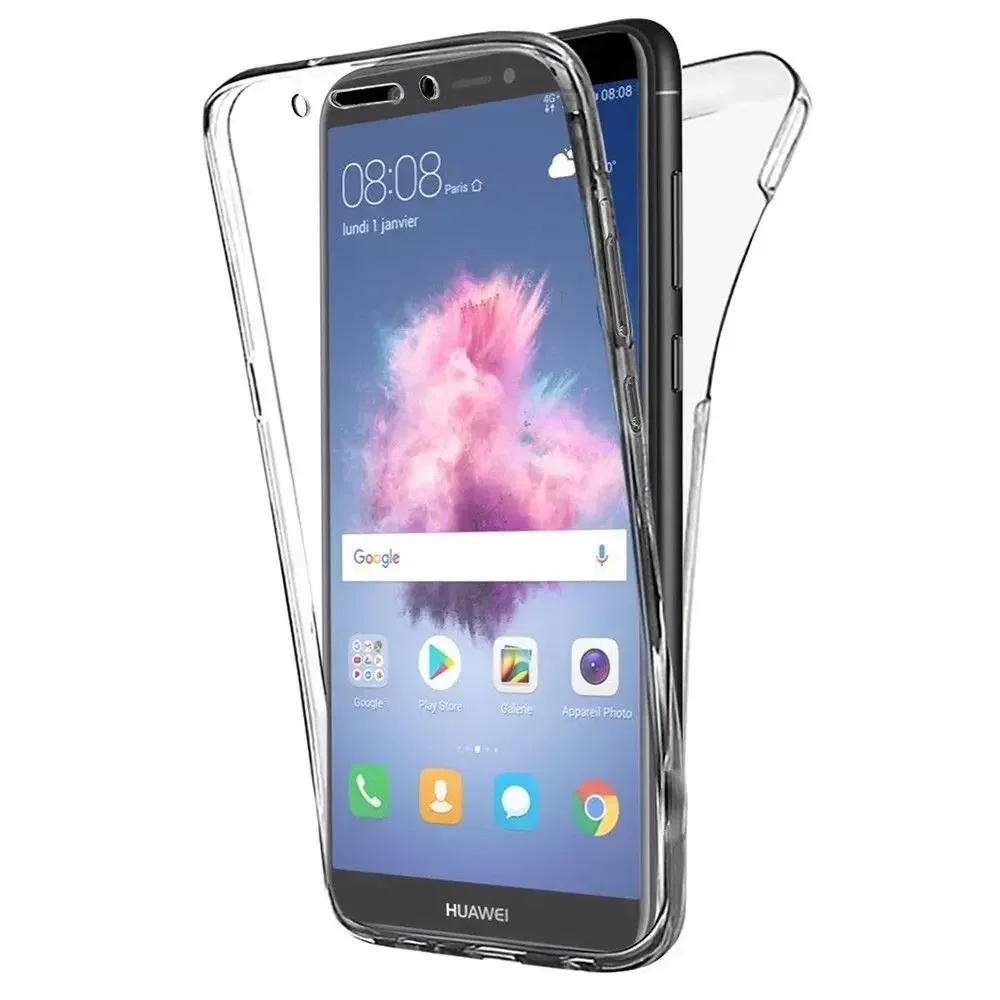Двойной силиконовый чехол 360 дюйма для Huawei P30 P20 Pro P Smart 2019 Honor 10 Lite 10i 8A