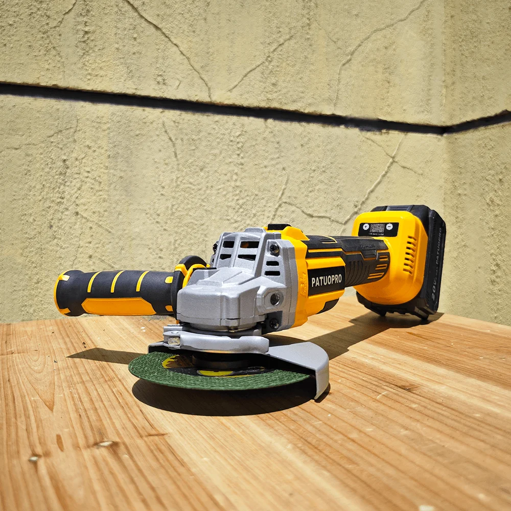 Беспроводная электрическая угловая шлифовальная машина PATUOPRO 125 мм