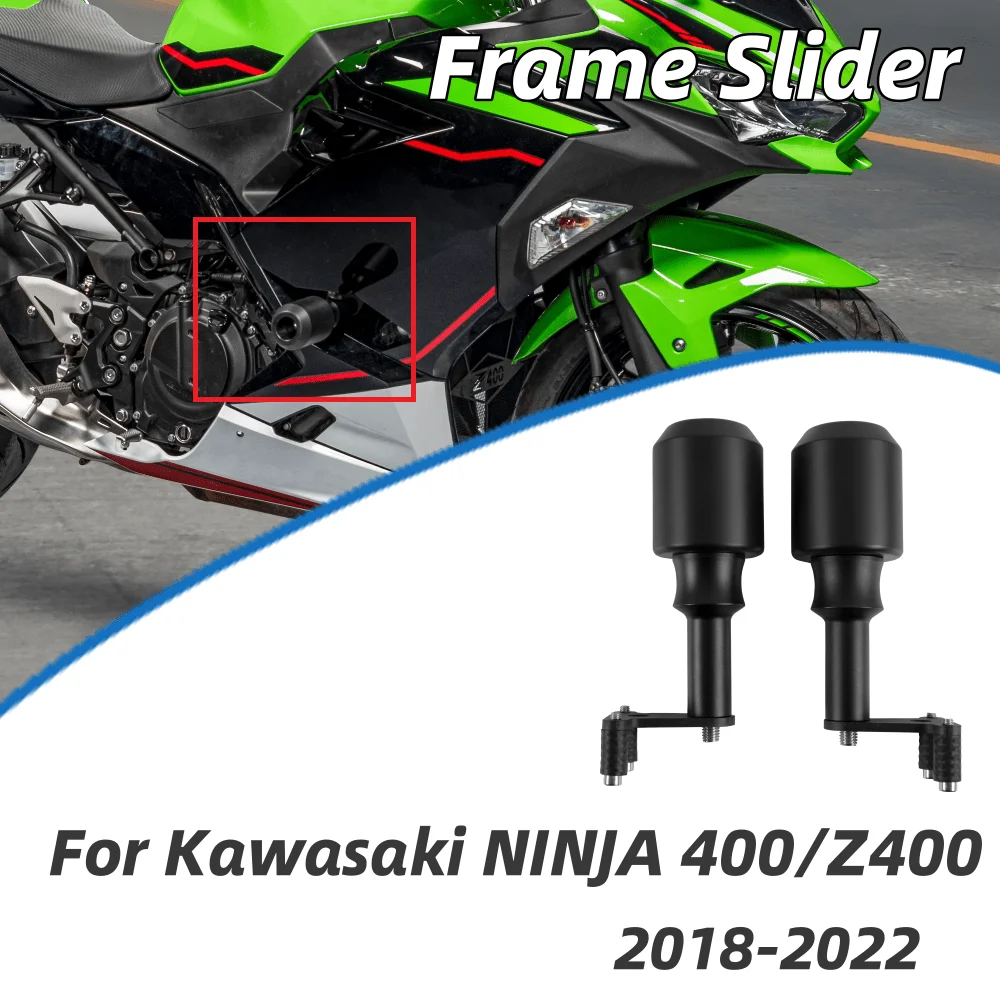 NINJA 400 Motorcycle Falling Protection Frame Slider Fairing Guard Crash Pad Protector For Kawasaki  Z400 2018-2022 Accessories
