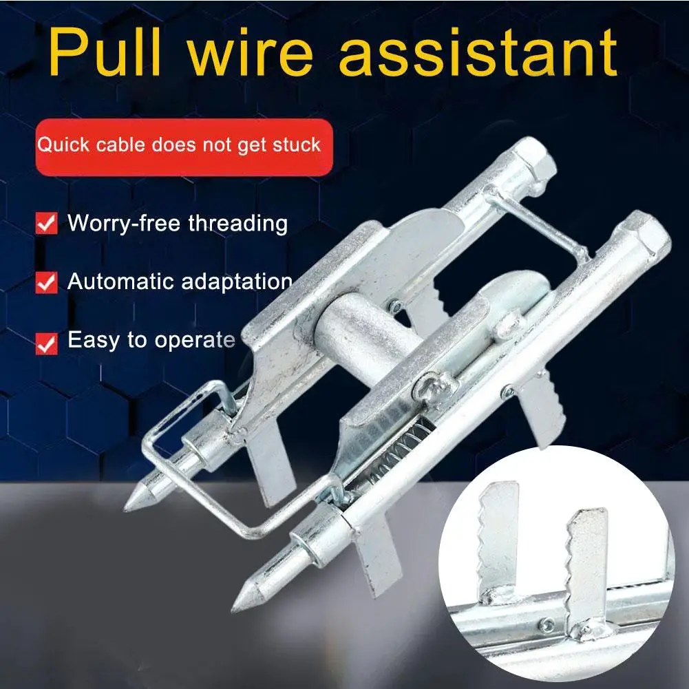 

Professional Pull Wire Assistant Cable Pulling Aid Cable Threading Auxiliary Wire Device Tools Box Fast Electrician Pulling X6A1