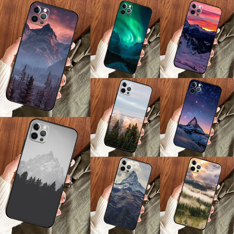 Фото Чехол для телефона Mountain Peak Forest для Samsung Galaxy S26 S25 Ultra S20 S21 S22 S23 S24 S10 Plus S25 FE, задняя крышка №1