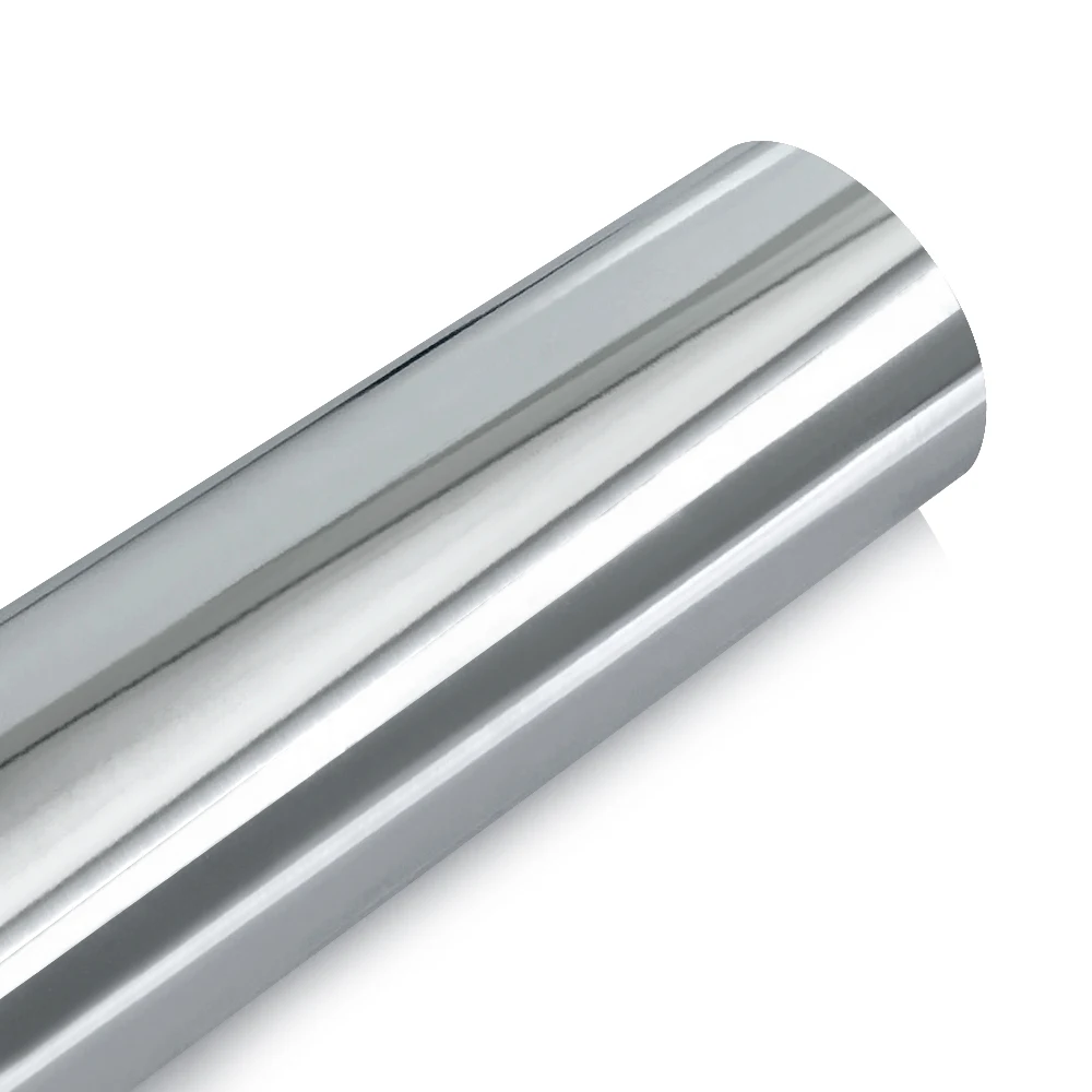 Серебряная виниловая пленка с гальваническим покрытием наклейка без пузырьков