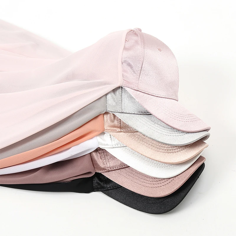 Women Summer Outdoor Muslim Islamic Head Scarf Bandana 2 In 1 Chiffon Hijab Scarf Sports Baseball Cap Scarf With Shawl Scarfs