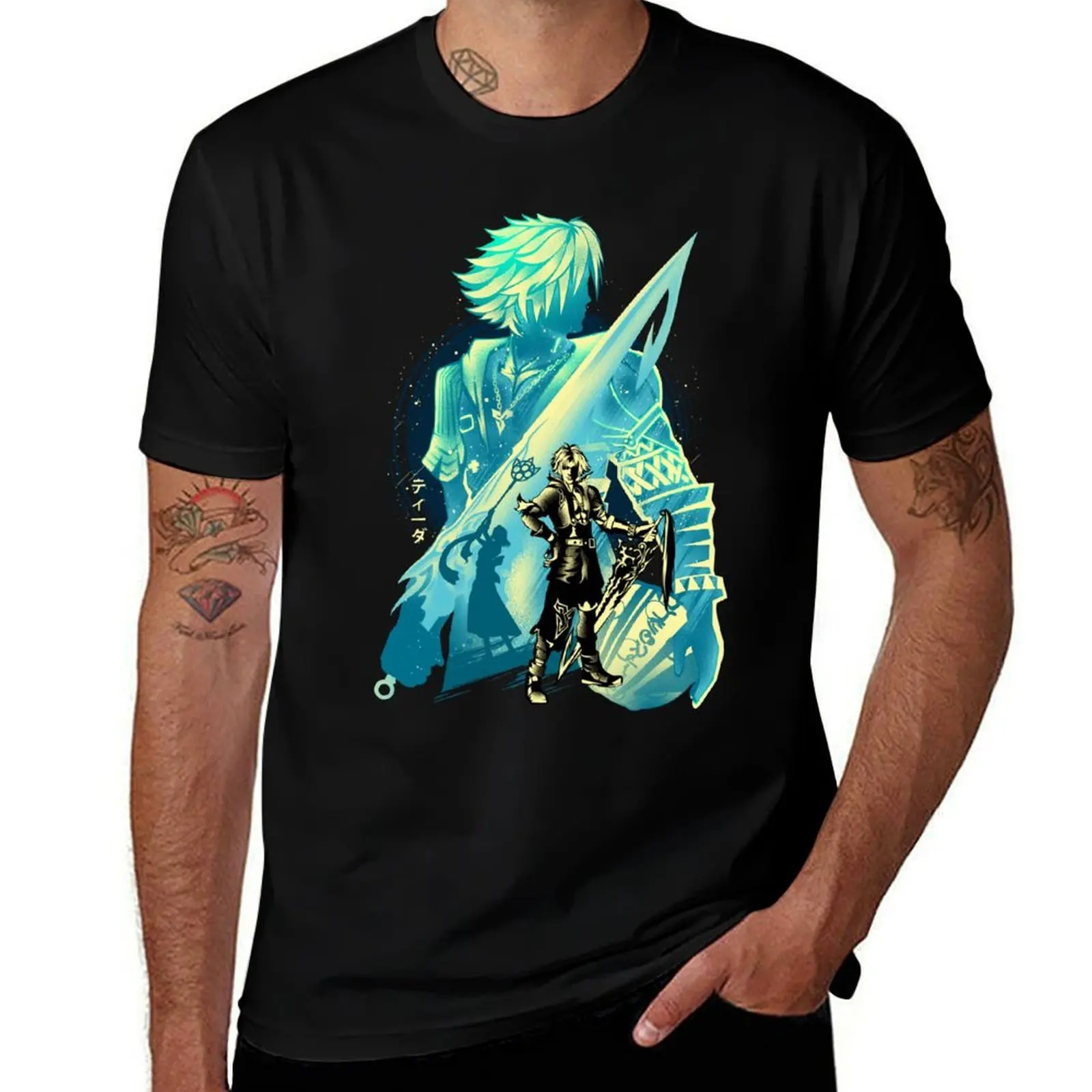 Фото Футболка Blitzball Player Tidus v2 с коротким рукавом ко Дню независимости №1