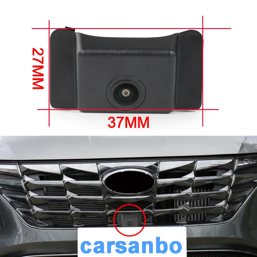 Full HD CCD Автомобильная передняя камера парковки ночного видения с положительным