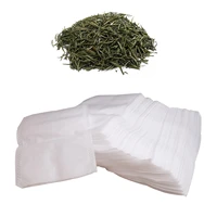 100pcs tea filter bags sachet filter paper teabags empty tea bags strainer drawstring mesh straining bags filters teabags