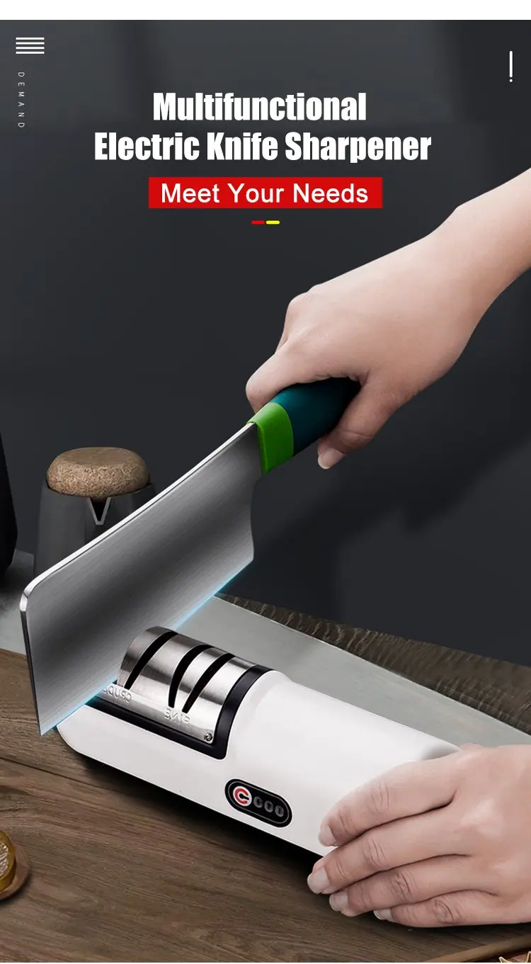 electric knife sharpener kitchen gadget multi functional artifact sharpening stone household professional fast sharpening tool free global shipping