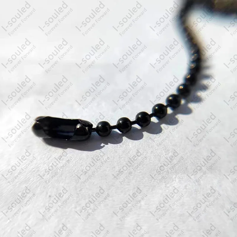 I-souled Черный твердый титановый шарик 3 мм для женщин