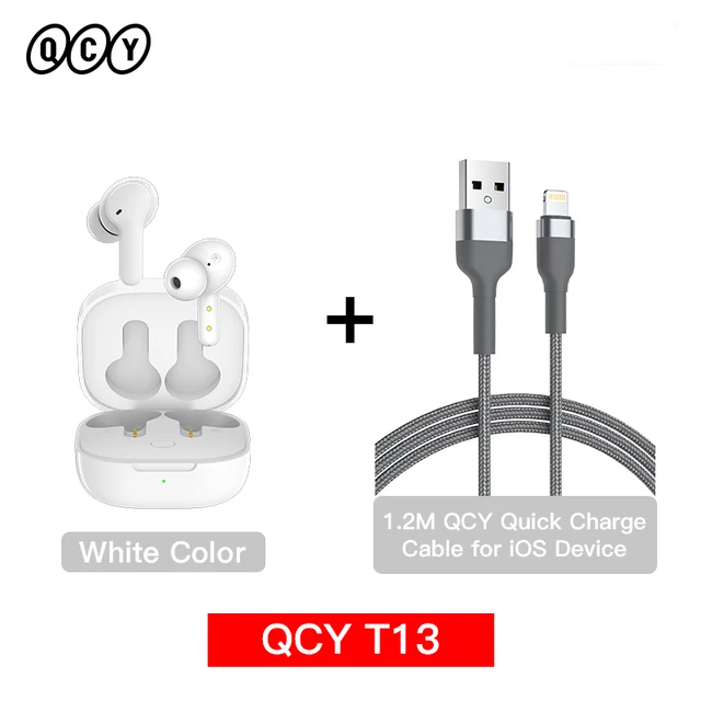 QCY T13 white + cable