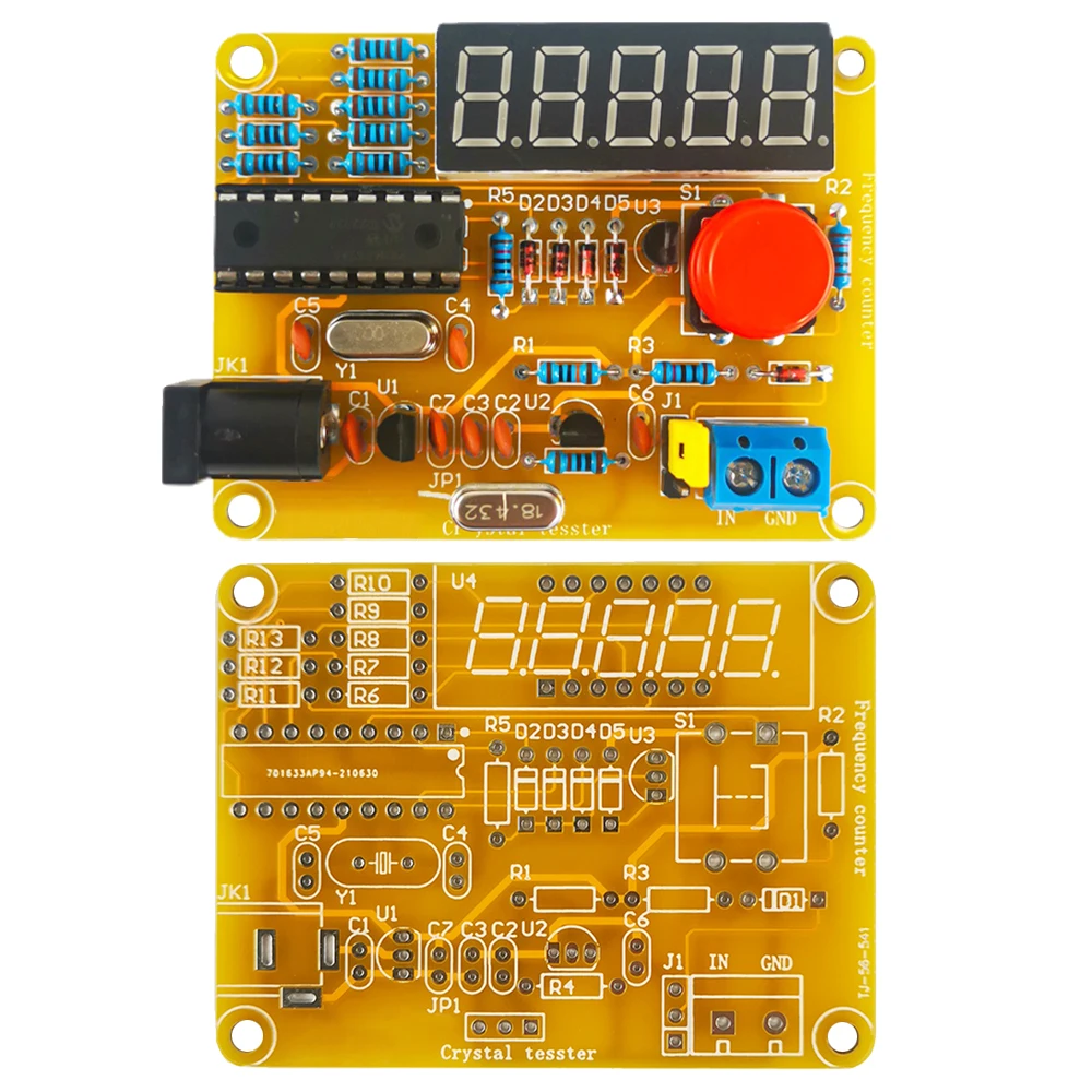 DIY комплект для измерения частоты 1 Гц-50 МГц измеритель электронный высокоточный