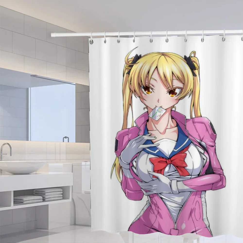 Занавеска для душа B-bakuonS в современном стиле с полосатым узором и экологически