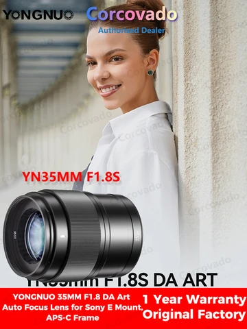 Объектив YONGNUO 35MM F1.8 DA Art для Sony