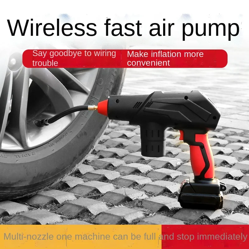 Car Tire Electric Inflatable Air Pump Tube Portable Inflatable Rod Car Tire Car