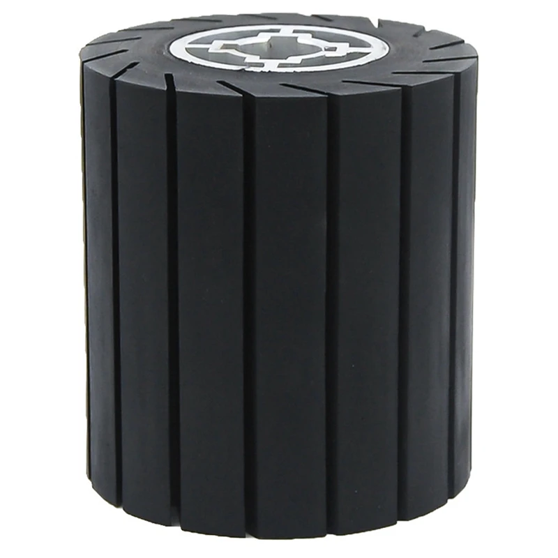 Rubber Wheel Aluminum Core Metal Woodworking Polishing Wire Drawing Wheel Angle Grinder Metal Polishing Kit Adapter