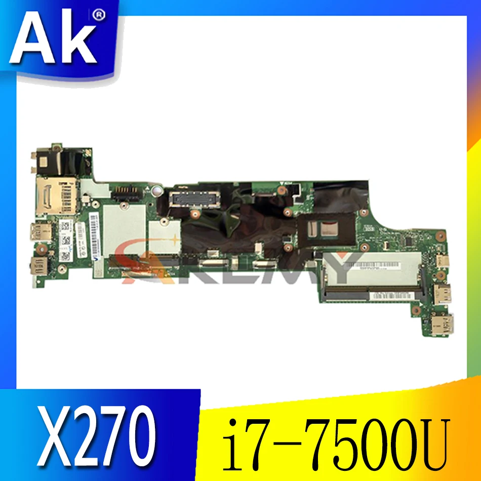 

Материнская плата для ноутбука ThinkpadX270 i7-7500U. FRU 01YR991 01LW711 01HY504 01YR994 01LW718 01HY511 01YR997 01HY532 01LW741 01YT000