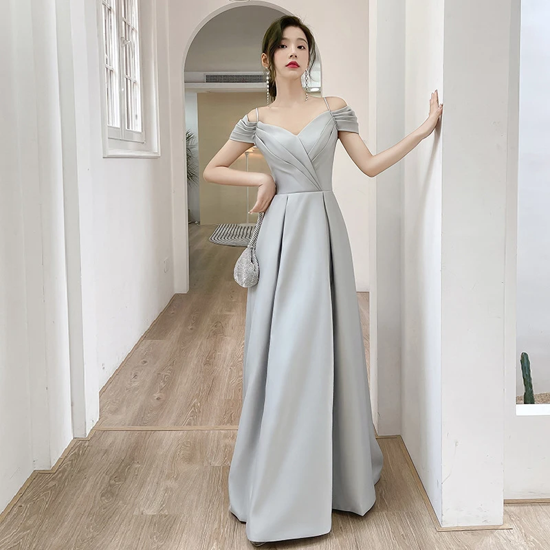 Рисунок 2 - Роскошные атласные шифоновые платья на бретельках