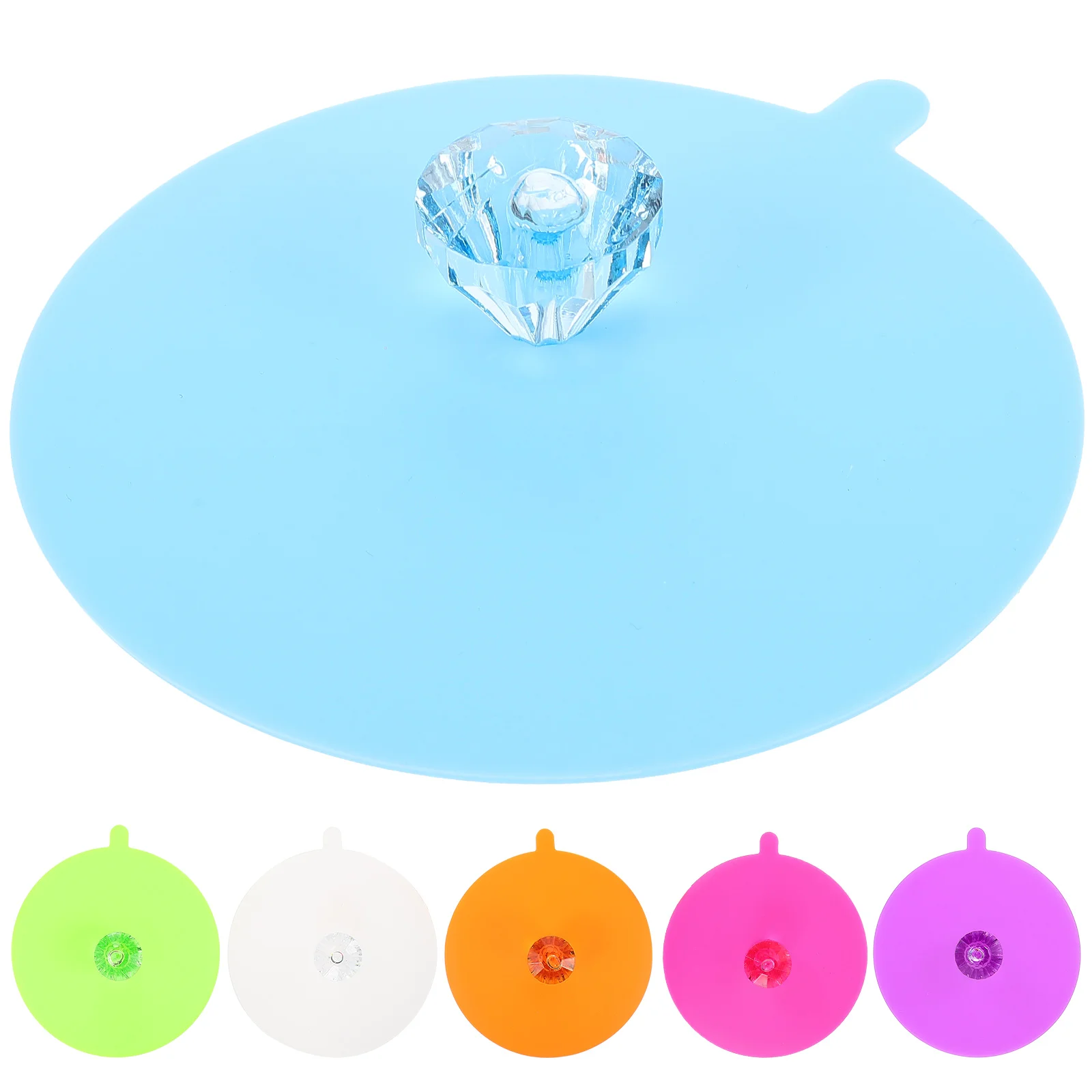 

Cup Cover Mug Lids Silicone Lid Covers Drink Coffee Hot Universal Tea Anti Diamond Drinksbowl Travel Waterbeverage Sealing