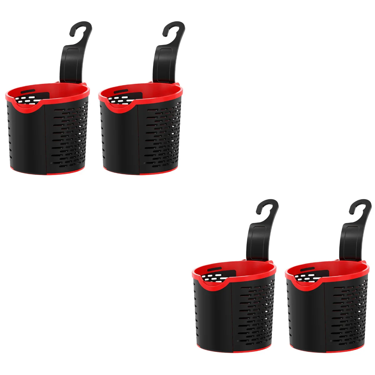 

4 Pcs Seat Car Cup Holder Basket Backseat French Fries Chair Organizer