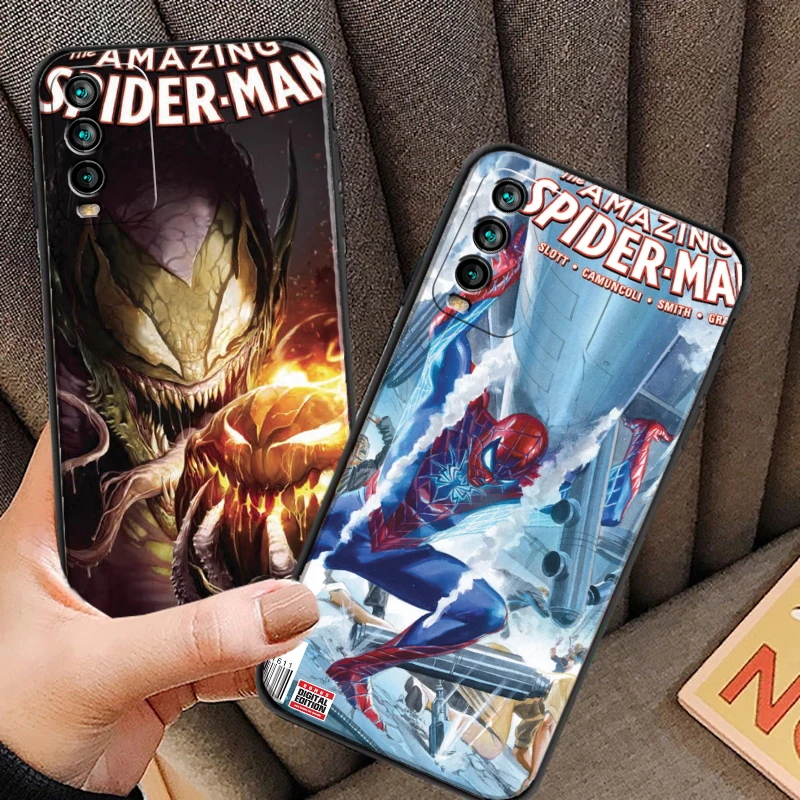 

Marvel Venom Phone Cases For Xiaomi Redmi 9C 8A 7A 9AT 7 8 2021 7 8 Pro Note 8 9 9T 8T Soft TPU Coque Carcasa