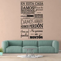 spanish elegant text vinyl decal wall sticker removable for babys rooms wallpaper art mural