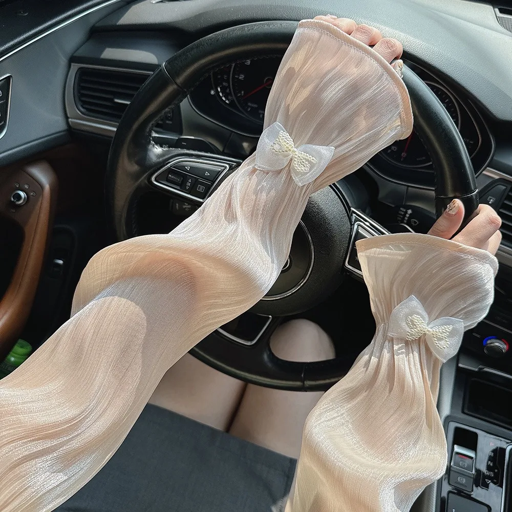 Кружевная сетка шелковые кружевные тонкие рукава дышащие портативные