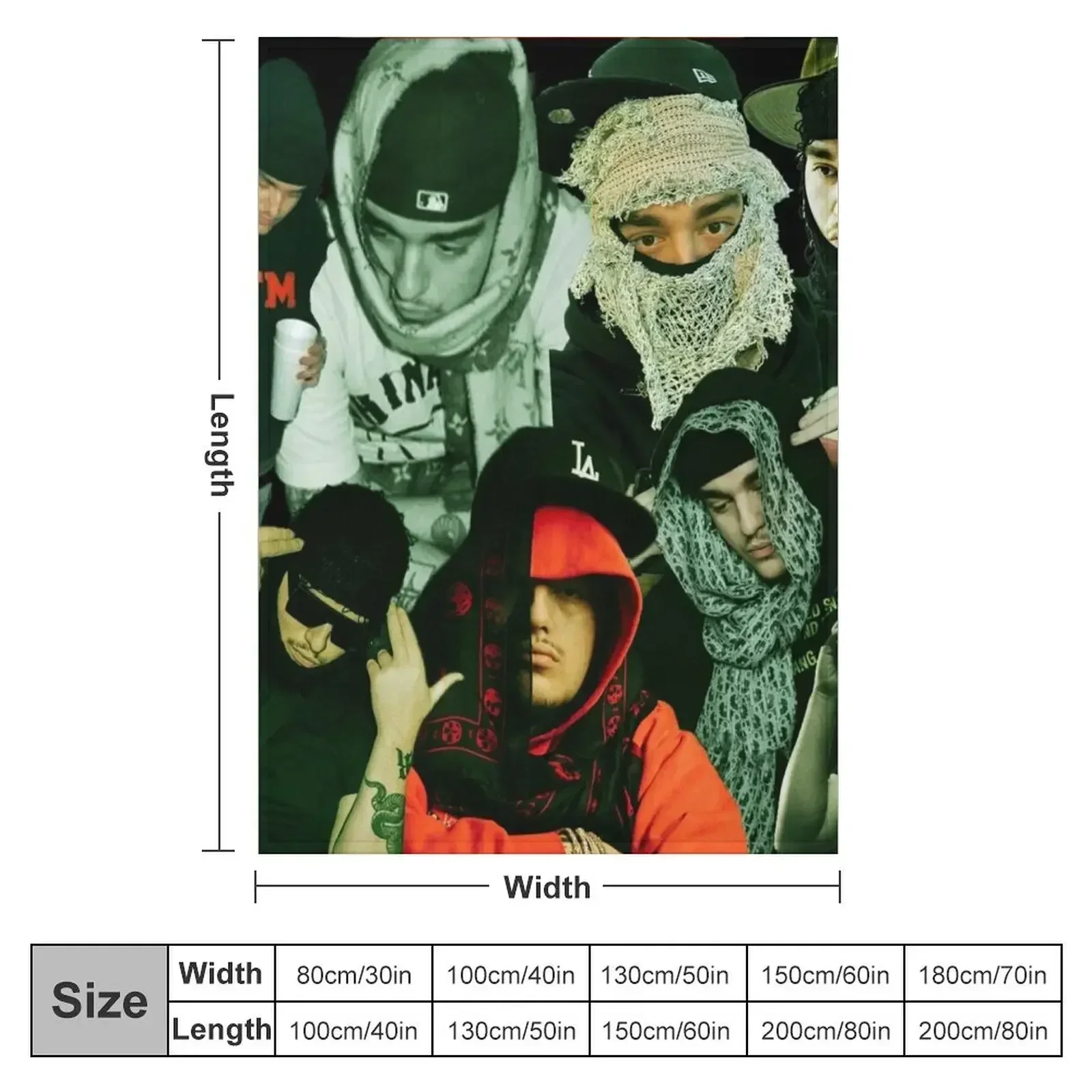 Коллаж Yeat Tribute дизайн плаката 2022 одеяло спальный мешок аниме модные диваны одеяла