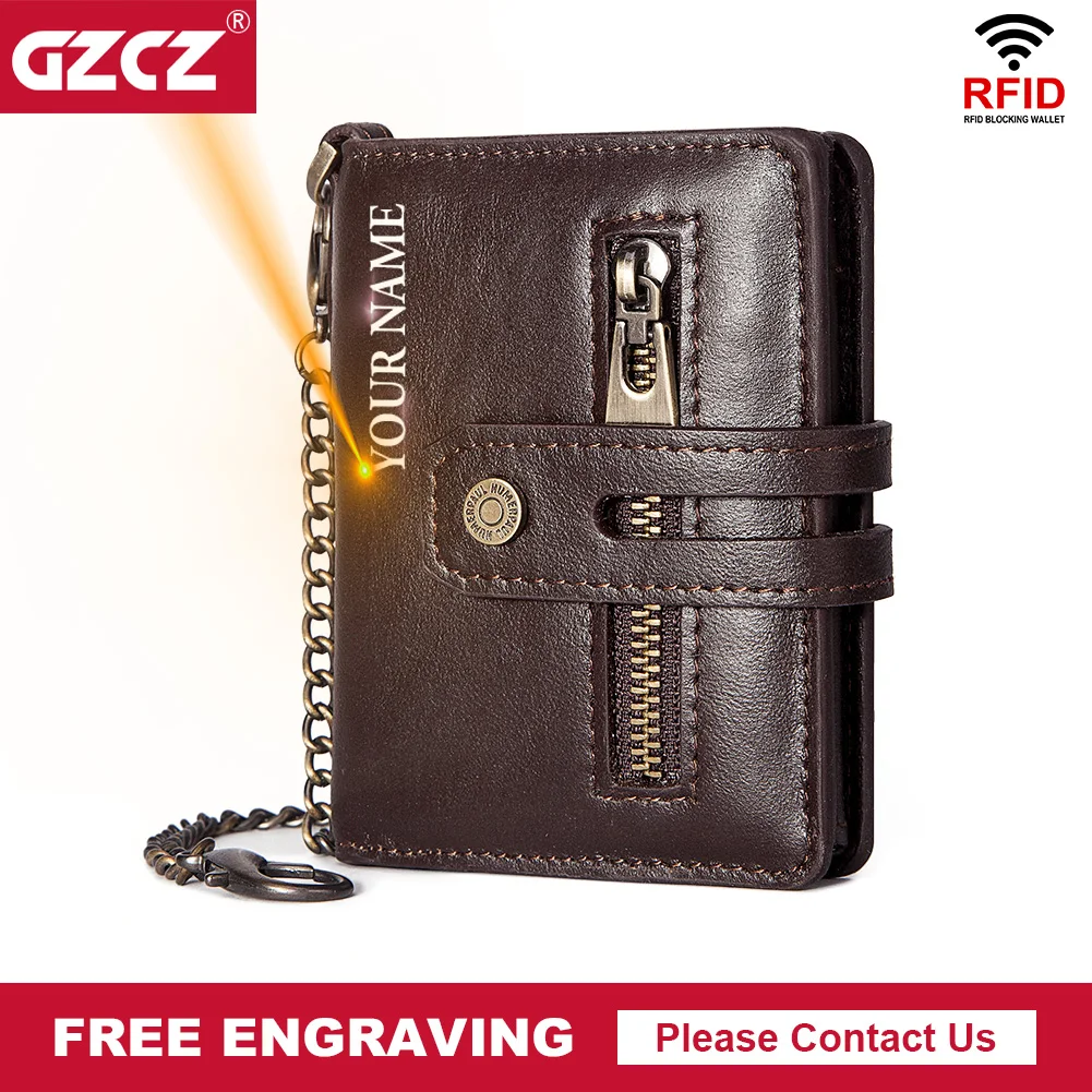 

RFID Выдвижной Держатель для удостоверения личности мужской кошелек из натуральной кожи алюминиевая защитная мини сумка для хранения умный ...