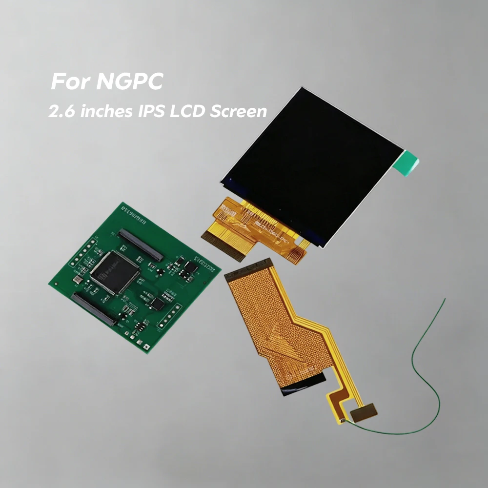 Фото Новый 2,6-дюймовый IPS LCD-экран оригинального размера для Neo Geo Pocket Color NGPC, без необходимости резки корпуса. №1