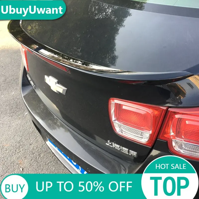 

Спойлер из АБС-пластика для Chevrolet Malibu 2013, 2014, 2016, 2015, 2017, 2018, 2019, спойлер заднего багажника автомобильного заднего крыла грунтового цвета