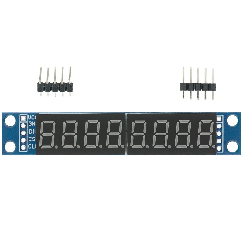 

MAX7219 CWG 8-значный цифровой модуль управления трубчатым дисплеем, красный, три ввода-вывода
