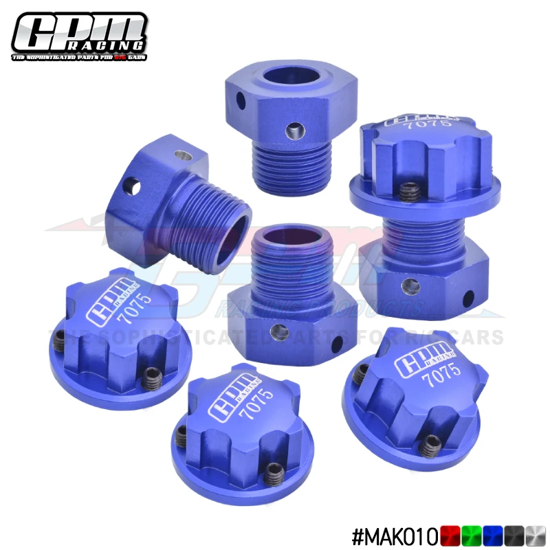 GPM алюминиевый 7075 колесный шестигранный и замок для ARRMA Kraton известный Outcast Typhon