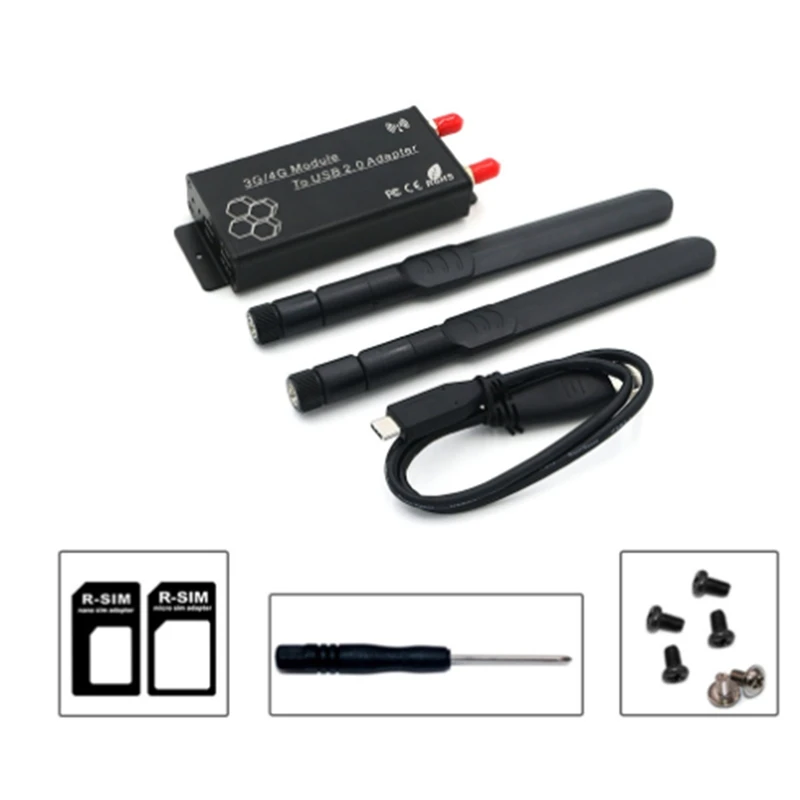 Адаптер Mini PCI-E-USB 2 0 (TYPE C) со слотом для SIM-карты и вспомогательным интерфейсом