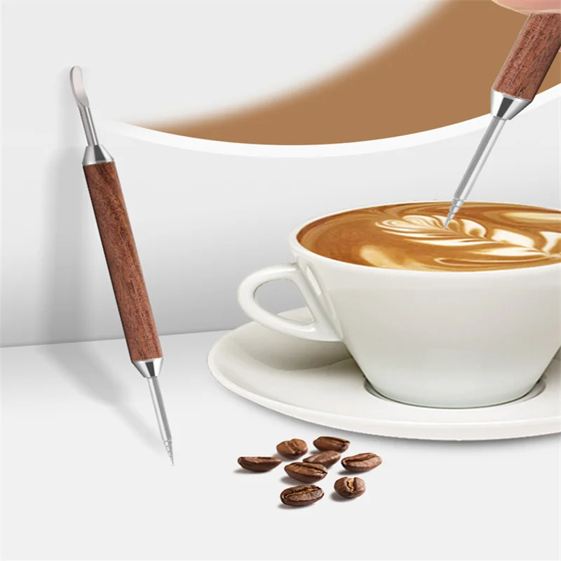 

Игла для рисования кофе, ручка для латте, игла для темпера, Высококачественная причудливая кофейная палочка, кухонные инструменты, инструме...