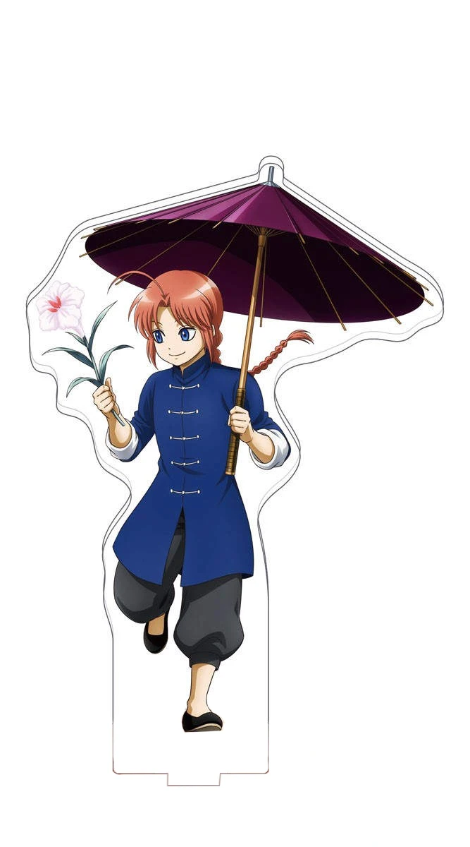 Аниме магазин GinTama Kagura Hijikata Kondo Okita Gintoki Shinpachi акриловая подставка для рабочего