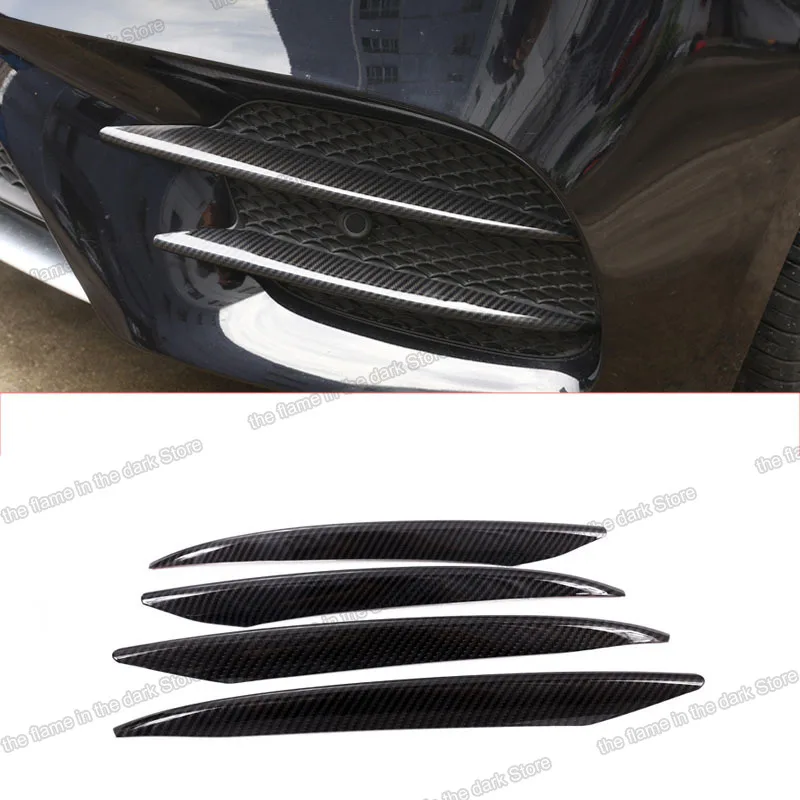 

Carbon Fiber Car Front Foglight Trims Fog Light Accessories for Mercedes Benz E Class W213 E200 E300 2016 2017 2018 2019 2020