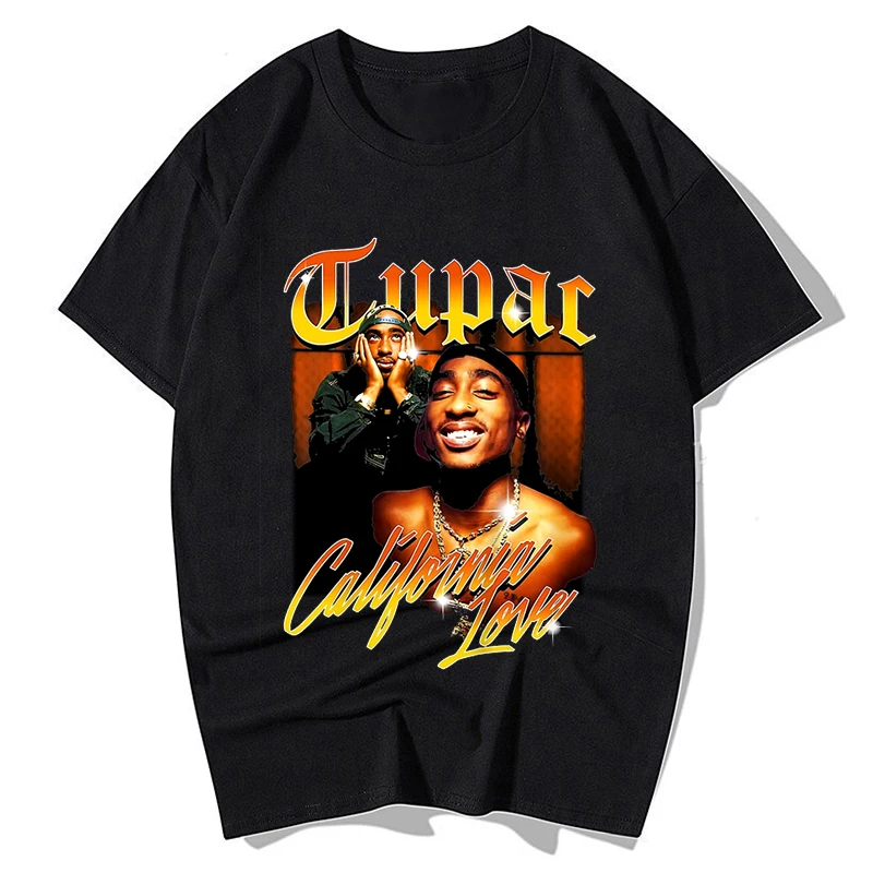 

Черная футболка Tupac 2pac для женщин и мужчин, одежда, футболки в стиле Шакур, хип-хоп, уличная одежда, рэпер, стиль хип-хоп, женская футболка боль...