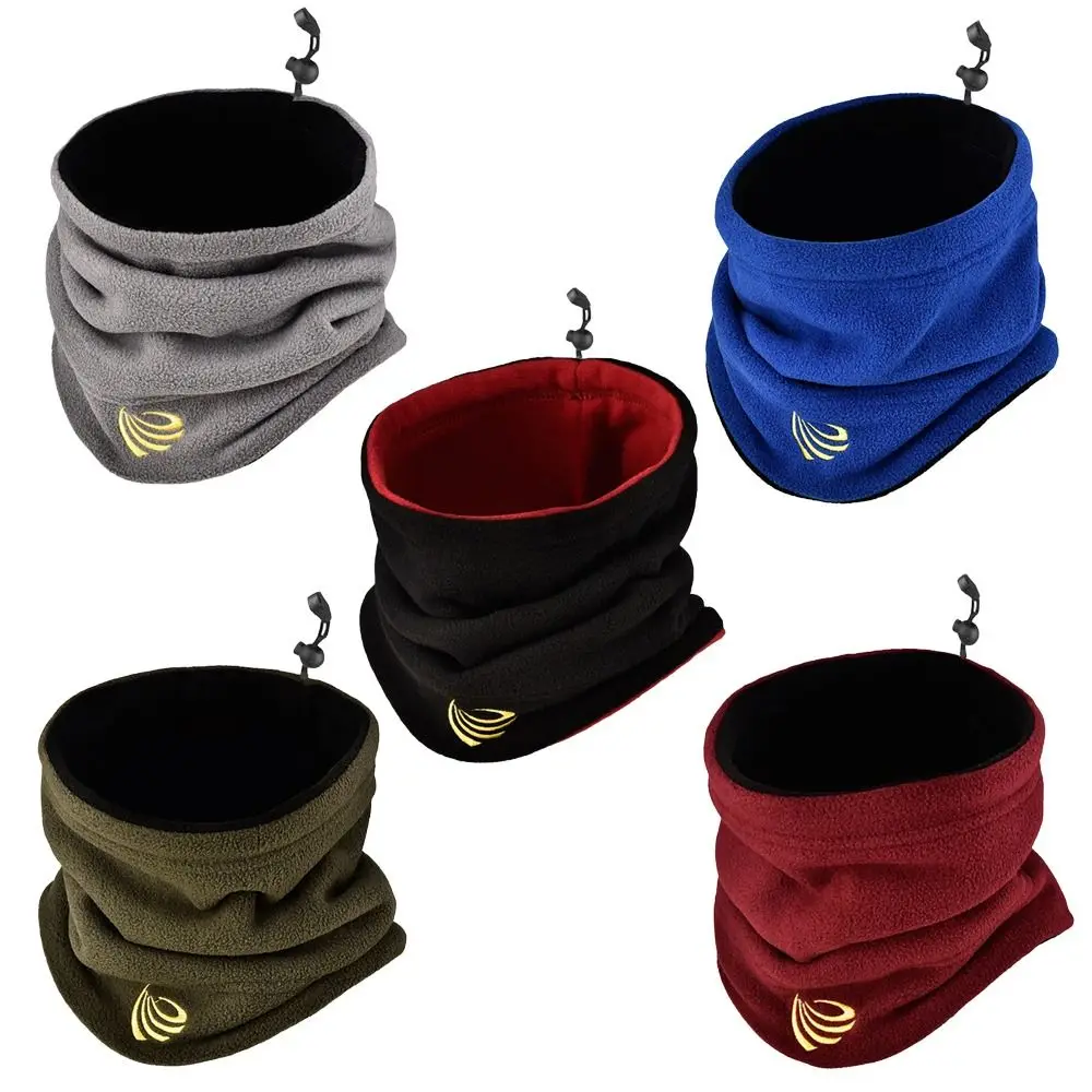 

Men Women Winter Face Cover Camping Fleece Neck Gaiter Half Face Mask Ski Tube Scarf Cold-proof Collar