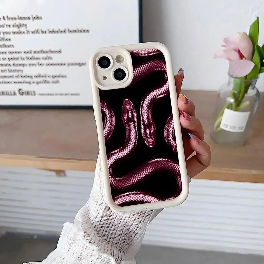 Черный чехол для телефона Snake Rose Skull Blvck простой однотонный матовый силиконовый